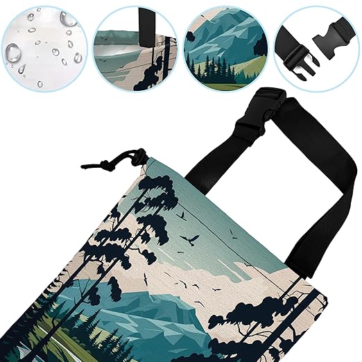 Car Trash Can Waterproof Garbage Bag Hanging for Car Back Seat