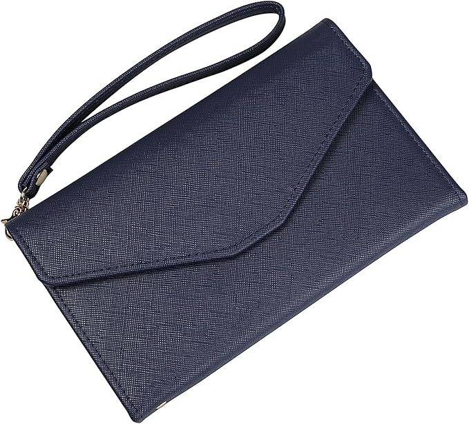 ZOPPEN Passport Holder Women Travel Wallet (Ver.5) for Women Rfid Blocking Passport Cover Case Document Organizer Wrist Strap