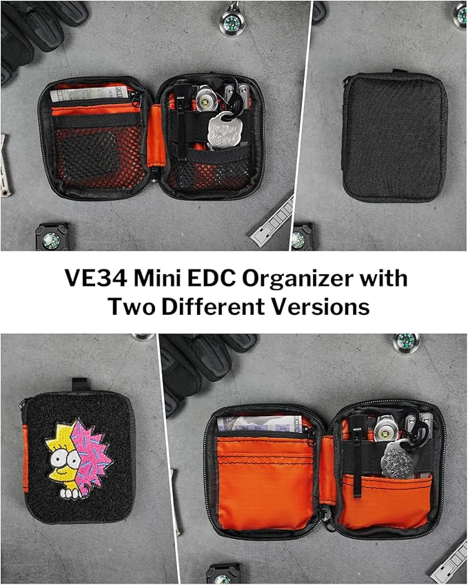 VIPERADE VE34 Mini EDC Organizer - Small Everyday Carry Pouch