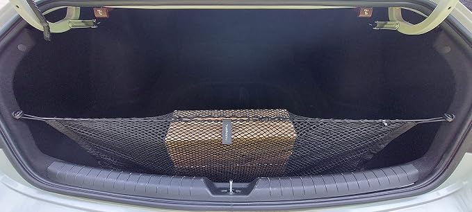 Envelope Elastic Trunk Mesh Cargo Net for Hyundai Sonata 2020-2024 - Car Accessories - Trunk Organizer and Storage - Cargo Net for Sedan - Vehicle Carrier Organizer for Hyundai Sonata