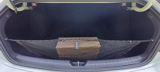 Envelope Elastic Trunk Mesh Cargo Net for Hyundai Sonata 2020-2024 - Car Accessories - Trunk Organizer and Storage - Cargo Net for Sedan - Vehicle Carrier Organizer for Hyundai Sonata