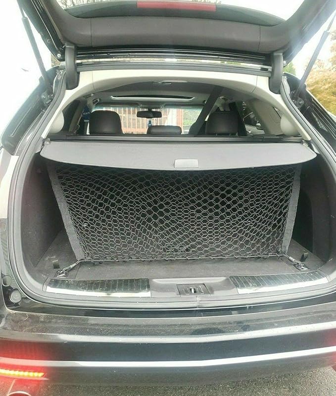Rear Trunk Organizer Cargo Net for Acura TSX 2011–2014 – Envelope Style Cargo Net for Wagon – Premium Mesh Car Trunk Organizer Vehicle Carrier Storage – Compatible with Acura TSX