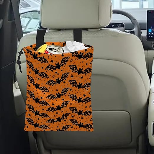 Car Trash Can Waterproof Garbage Bag Hanging for Car Back Seat