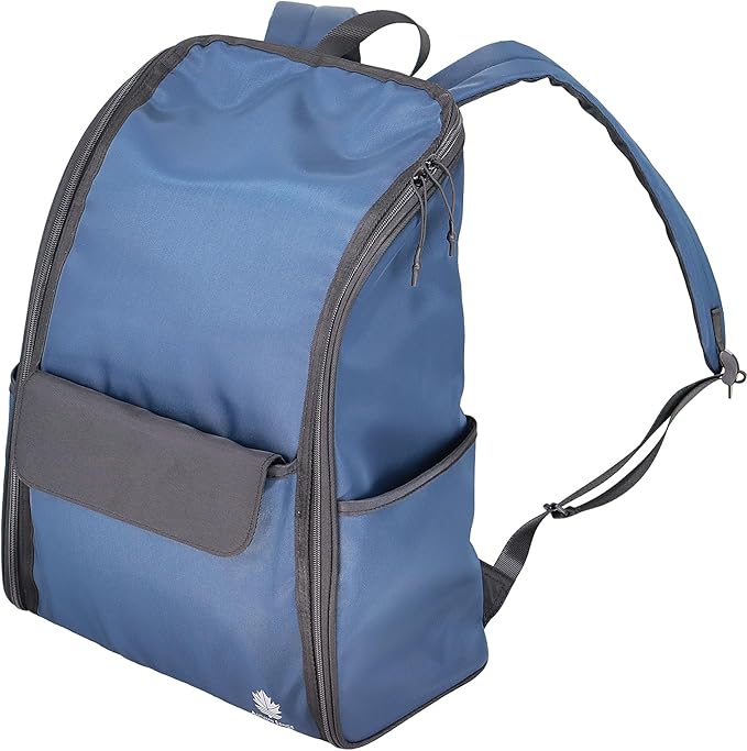 Travel Laptop Backpack Large Hanging Toiletry Organizer Water-Repellent Hygiene Bag (Blue)