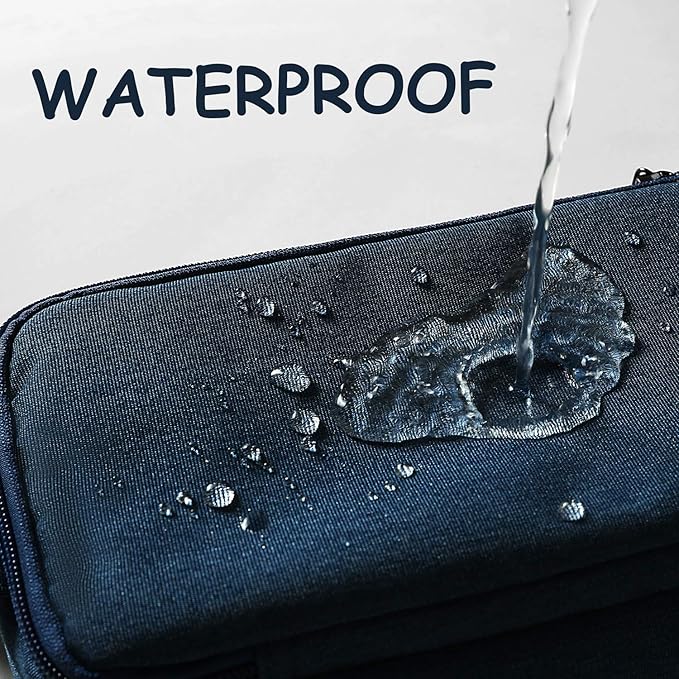 Mens Toiletry Bag Waterproof Organizer Bag Travel Shaving Dopp Kit Perfect Travel Accessory Gift