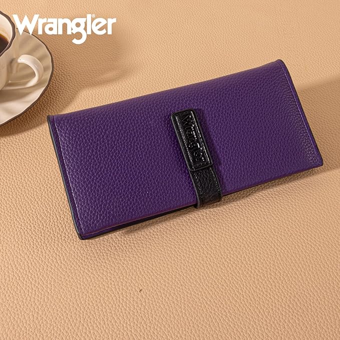 Montana West X Wrangler Wallets Women RFID Blocking Bifold Wallets, Card Cases & Money Organizers Clutch Wallet