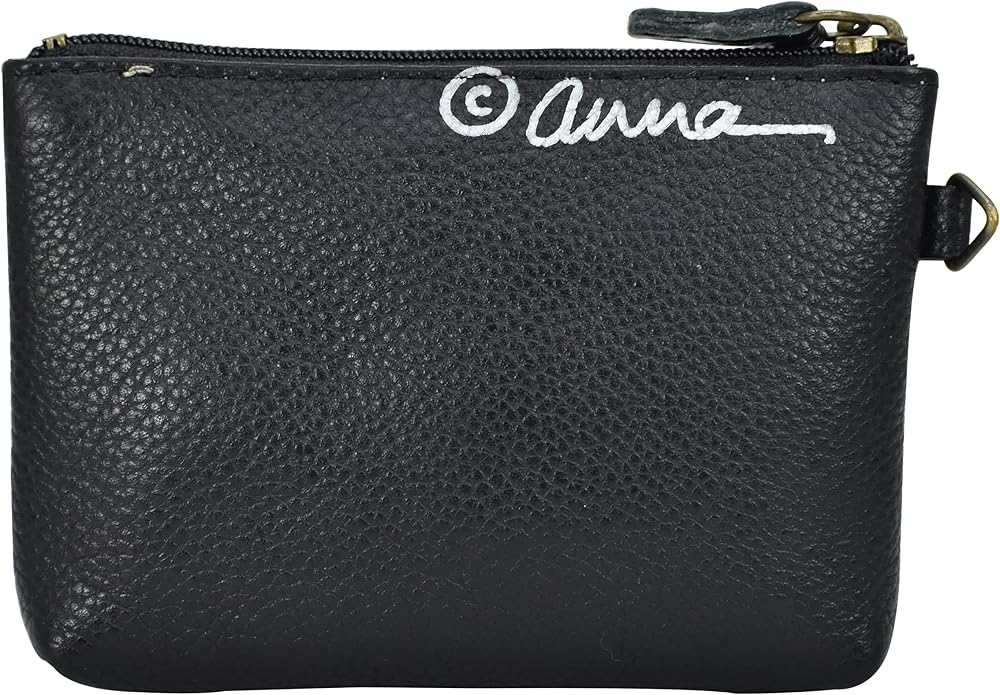 Anna by Anuschka Women's Hand Painted Leather Coin Pouch Purse