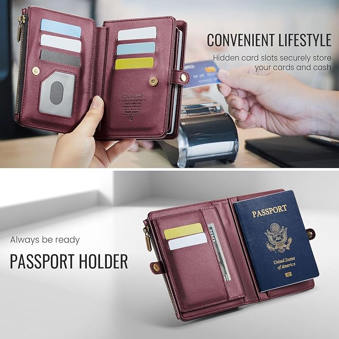 Passport Holder Wallet Bag with Holder