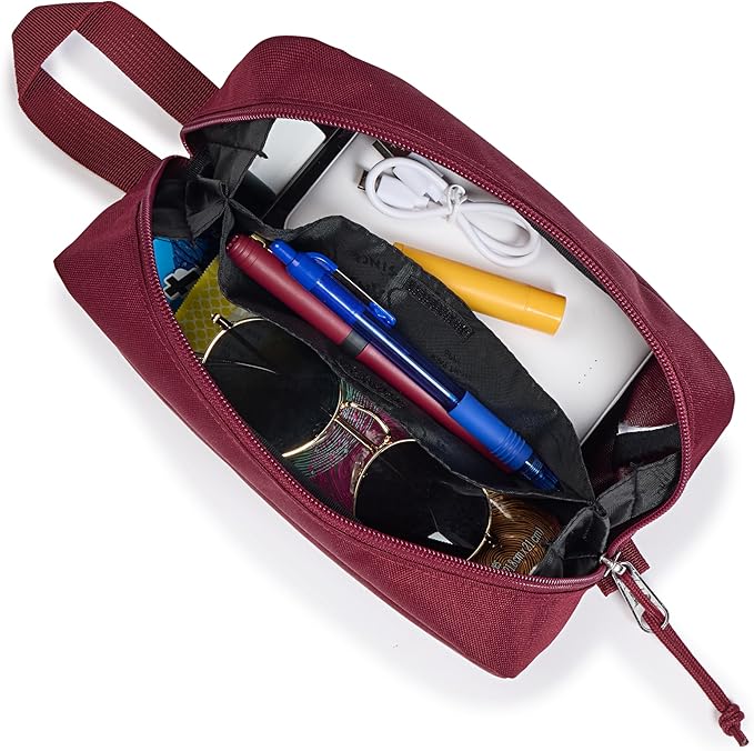 JanSport Perfect Pouch – Accordion Opening, Single Compartment with 3 Dividers, Small Internal Pocket