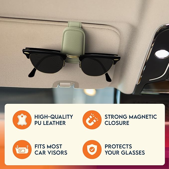 Sunglasses Holder for Car Visor