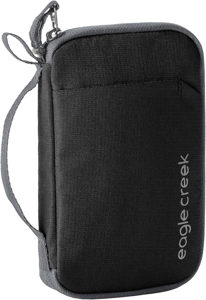 Eagle Creek Stash RFID Passport Wallet – Slim Travel Organizer with RFID Blocking – Secure Storage for Passport, Cards & Cash – Lightweight & Water-Resistant – Unisex – Black