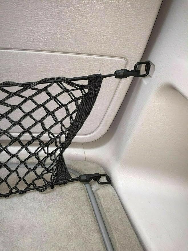 Rear Trunk Organizer Cargo Net for Chrysler Pacifica 2004-2008 – Envelope Style Cargo Net for SUV - Premium Mesh Car Trunk Organizer Vehicle Carrier Storage – Compatible with Pacifica