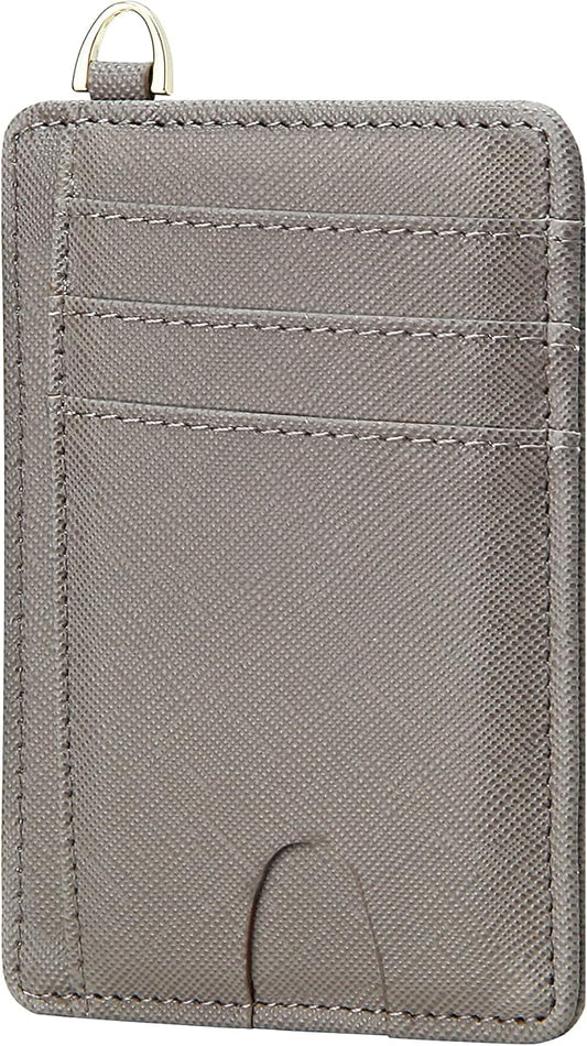 GEEAD Slim Minimalist Front Pocket RFID Blocking Card Holder Wallets for Men & Women