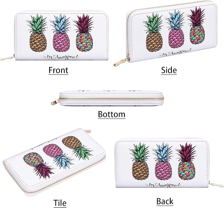 KUKOO Small Crossbody Bag Cell Phone Purse Wallet with Credit Card Slots for Women
