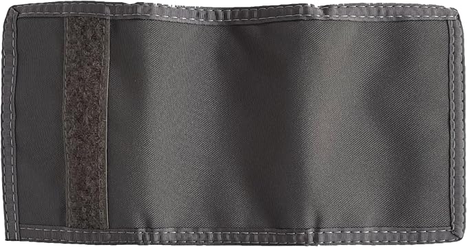 Sprocket Nylon Trifold Wallet with Zippered Coin Pocket & ID Window (Granite)