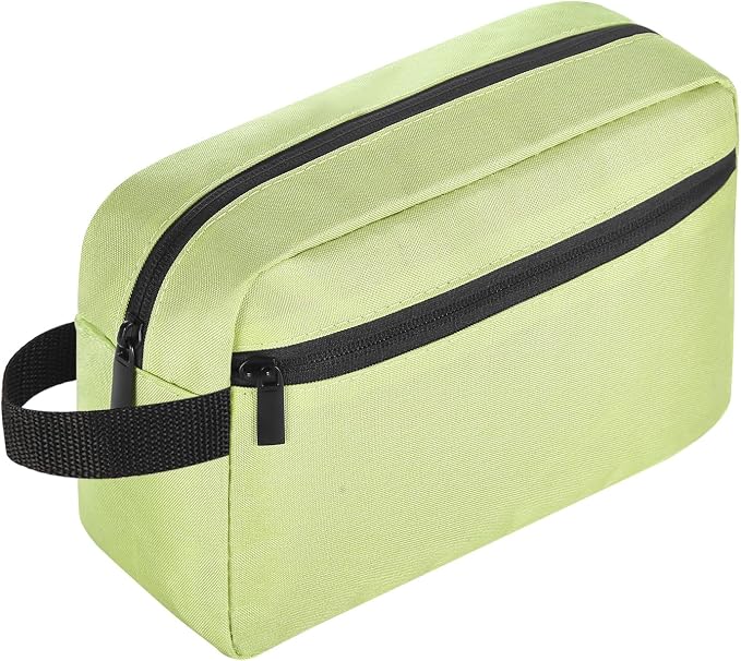 Icramsy Travel Toiletry bag Toiletry bag for women men Hanging Cosmetic bag Travel accessories for Women Men (Grass green)