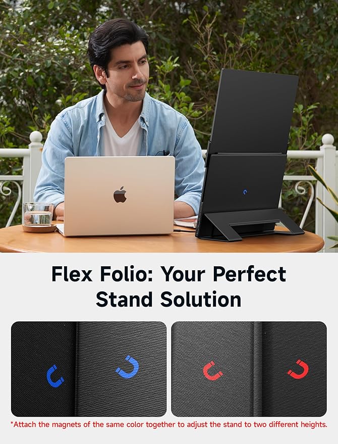 JSAUX Leather Stand for FlipGo 13.5" Portable Monitor