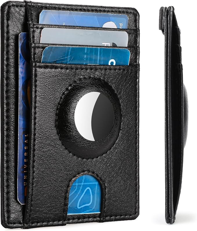 FALAN MULE Slim Wallet Men RFID blocking Leather Stylish Minimalist Front Pocket Wallets for Men