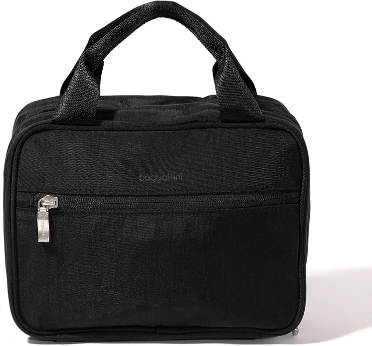 Baggallini Hanging Travel Toiletry Kit - Lightweight 6x10 Inch Makeup Bag