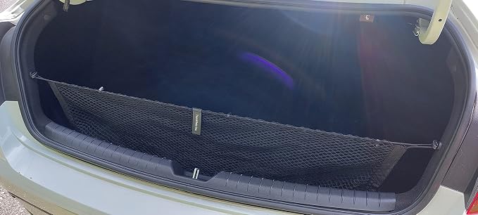 Envelope Elastic Trunk Mesh Cargo Net for Hyundai Sonata 2020-2024 - Car Accessories - Trunk Organizer and Storage - Cargo Net for Sedan - Vehicle Carrier Organizer for Hyundai Sonata