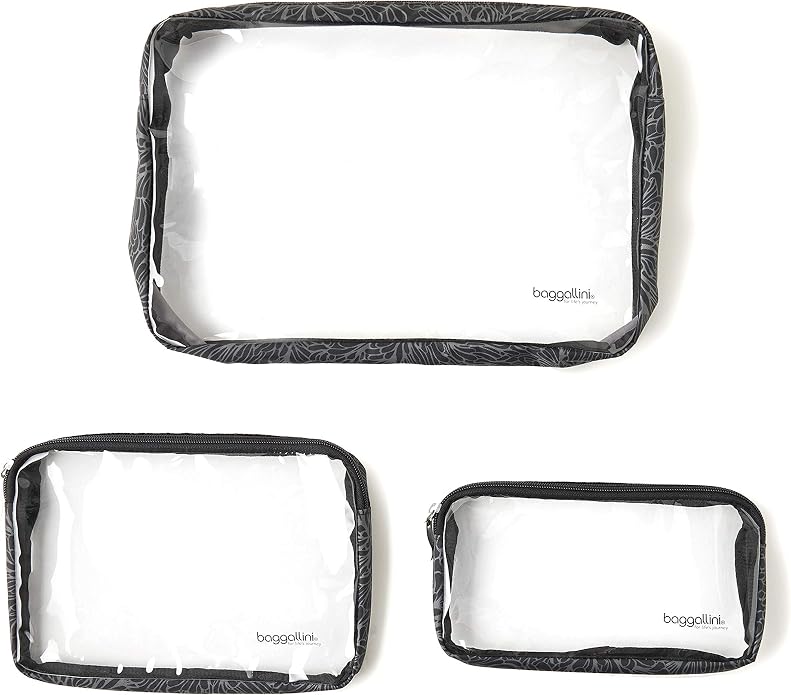 Baggallini Clear Travel Pouches