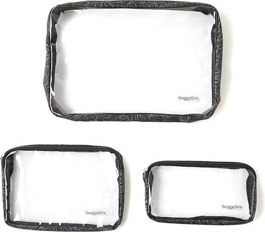 Baggallini Clear Travel Pouches
