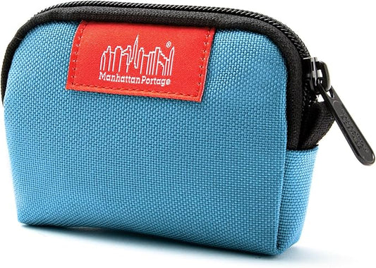 Manhattan Portage Coin Purse With Zipper Closure Pouch Eclectic Colors Credit Card ID Card Jewelry Keys Water Resistant Gift 1000D CORDURA® Everyday Carry