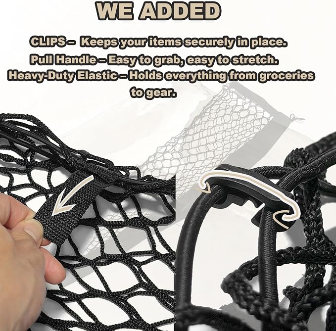 Cargo Net for All-New Toyota RAV4 2026 Accessories Rear Trunk Cargo Net Stretchable Organizer Elastic Mesh Net Compatible with Toyota RAV4 Accessories