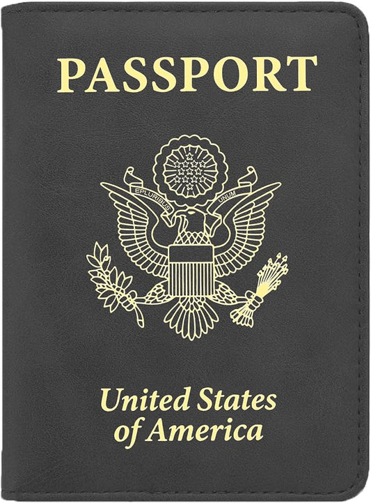 Passport Holder Covers Case, Waterproof Rfid Blocking Travel Wallet | Made Of Soft Pu Leather, It Is Scratch-Resistant, Waterproof, Crease-Resistant, and Is Lightweight, Thin and Durable