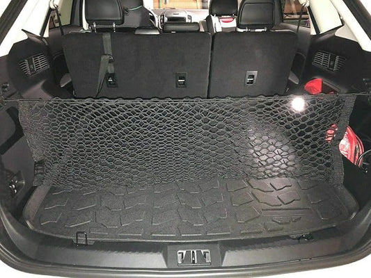 Rear Trunk Organizer Cargo Net for Ford Edge 2009-2024 / Lincoln MKX 2009-2018 – Envelope Style Cargo Net for SUV – Premium Mesh Elastic Car Trunk Organizer – Compatible with Edge MKX