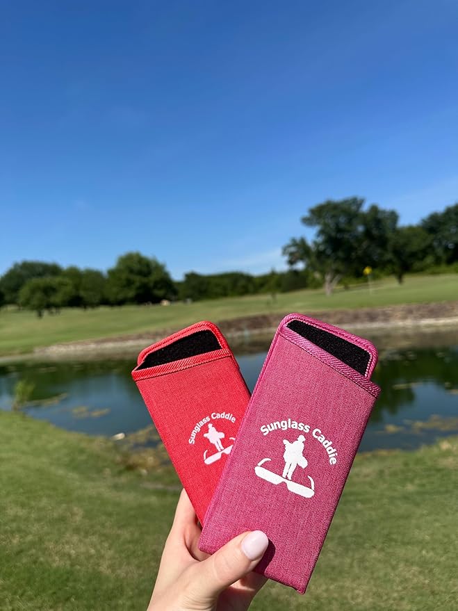 Eyeglass Caddie Durable Lightweight Magnetic Backed Sunglass Case