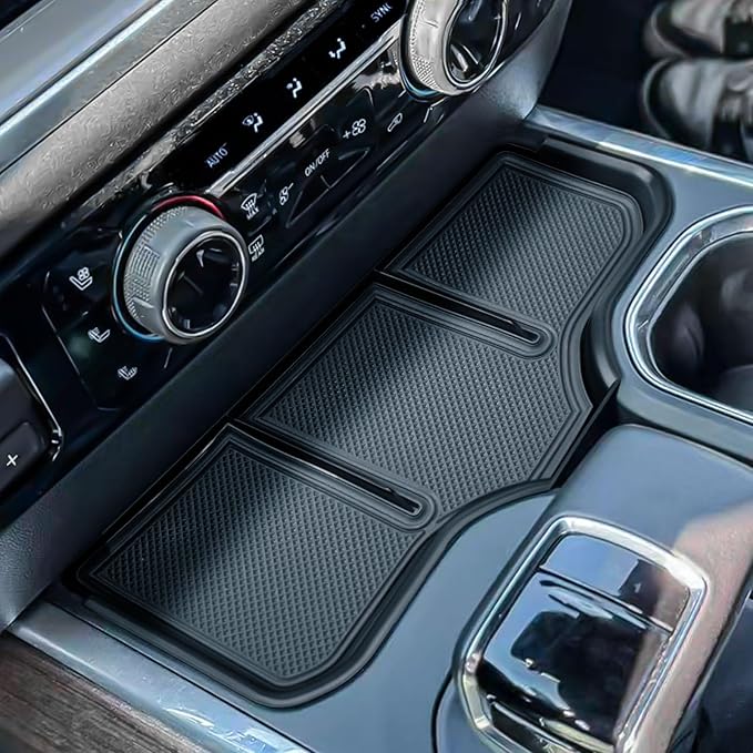 EDBETOS Center Console Organizer Compatible with 2023 2024 2025 Chevy Silverado 1500 Accessories Middle Insert Tray - Full Console w/Bucket Seats ONLY