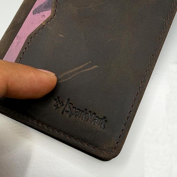 RFID Blocking Slim Wallet for Men | Thin Bifold Credit Card Holder Wallet | Mens Wallet Slim Business Card Case | Minimalist Front Pocket wallet with Gift Box