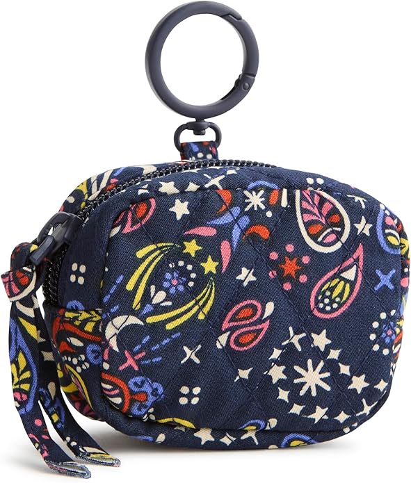Premium Cotton Zip Earbud Bag Charm