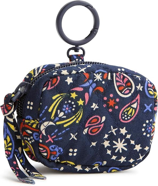 Premium Cotton Zip Earbud Bag Charm