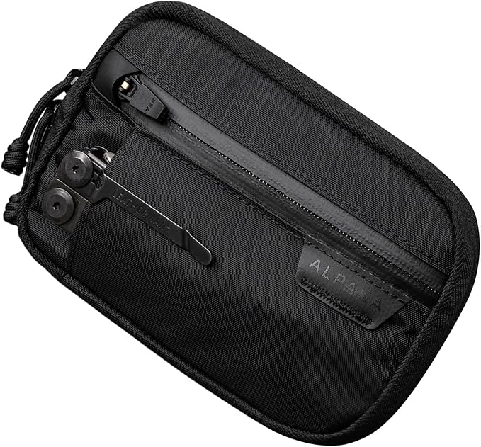 ALPAKA Admin Pouch Pro - Small Tool Pouch with Smooth Zipper, Weatherproof Storage for Electronics, Cables, EDC Organizer, Travel Accessories
