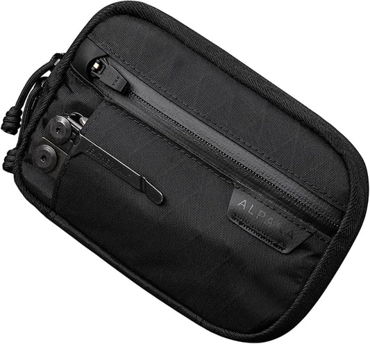 ALPAKA Admin Pouch Pro - Small Tool Pouch with Smooth Zipper, Weatherproof Storage for Electronics, Cables, EDC Organizer, Travel Accessories