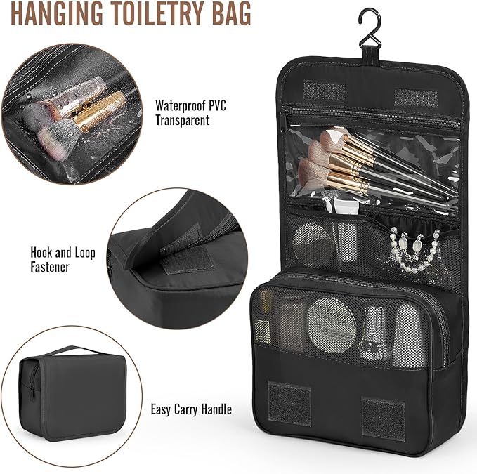 Veken 10 Set/8 Set Packing Cubes for Travel Essentials, Suitcase Organizer Bags in 4 Sizes, Carry-On Luggage Accessories with Laundry Bag & Passport Holder, Airplane Must Have, Camp Gifts for Men
