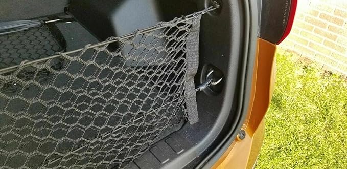 Rear Trunk Organizer Cargo Net for Chevrolet Equinox & GMC Terrain 2018-2026–Envelope Style Cargo Net for SUV–Premium Mesh Elastic Car Trunk Organizer–Compatible with Equinox & Terrain