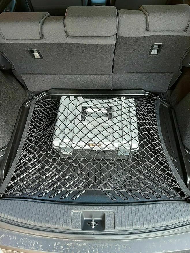 Rear Trunk Organizer Cargo Net for Honda HR-V 2016-2025 – Floor Style Cargo Net for SUV – Premium Mesh Elastic Car Trunk Organizer Vehicle Carrier Storage – Compatible with HR-V
