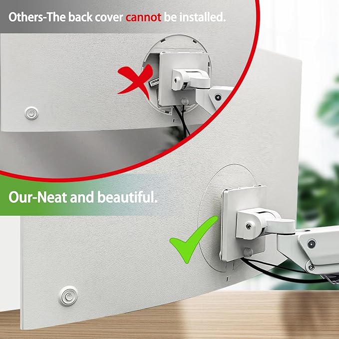 UR59C vesa Mount Adapter is Only Compatible with Samsung UR59 Series ViewFinity 4K Monitor（Fits U32R590, U32R591, U32R592 UR59C Monitorï¼?(White)