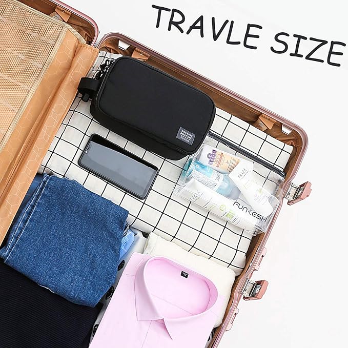 Mens Toiletry Bag Waterproof Organizer Bag Travel Shaving Dopp Kit Perfect Travel Accessory Gift