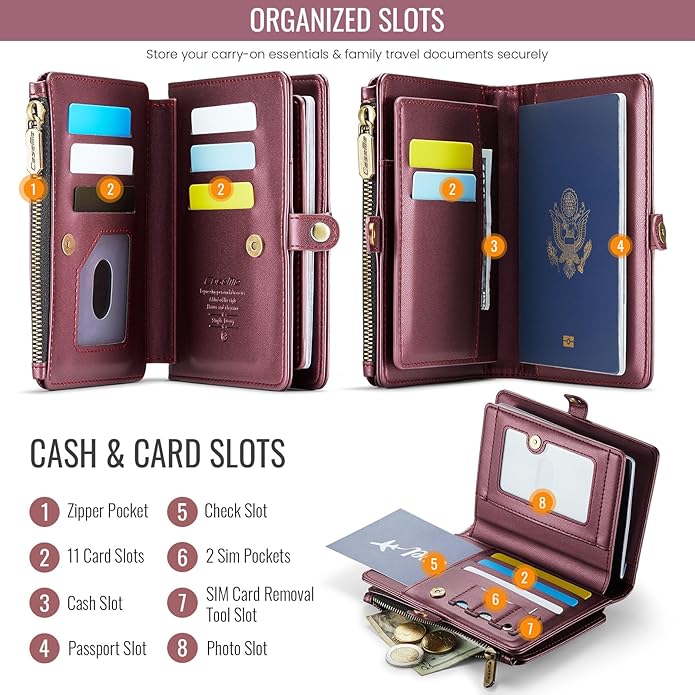 Passport Holder Wallet Bag with Holder
