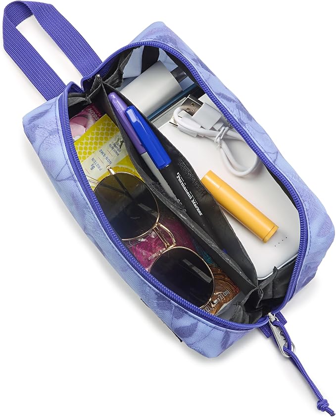 JanSport Perfect Pouch – Accordion Opening, Single Compartment with 3 Dividers, Small Internal Pocket