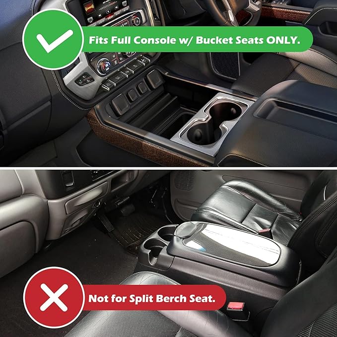 JOJOMARK Center Console Organizer Tray fits for 2019-2022 GMC Sierra/Chevy Silverado 1500 Accessories, 2020-2021 2022 2023 Silverado/Sierra 2500 HD/3500 HD