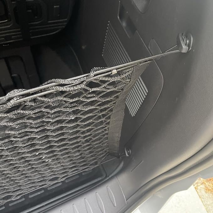 Rear Trunk Organizer Cargo Net for Kia Carnival 2022–2025 – Envelope Style Cargo Net for SUV – Premium Mesh Car Trunk Organizer Vehicle Carrier Storage – Compatible with Kia Carnival