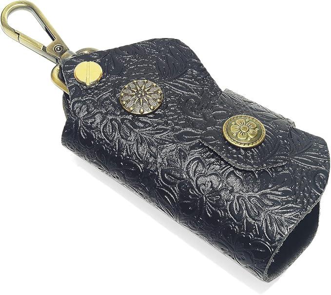Handmade Leather Key Chain Holder, Leather key case for key storage Car Key Holder Home Door Key Bag
