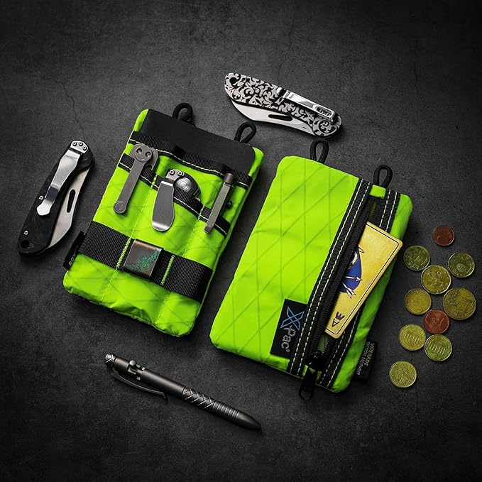 VIPERADE VE1 Pocket Organizer, EDC Pouch for Men, EDC Organizer Storage EDC Gears, Multitool Pocket Pouch Hold Your Flashlight/Pocket Knife, Pen, Notebook