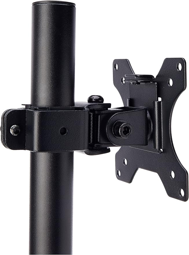Fellowes 8044001 Professional Series Free-Standing Stacked Monitor Mount, Adjustable Computer Monitor Stand for 2 Monitors with Dual Monitor Arms, 32 Inch Monitor Capacity