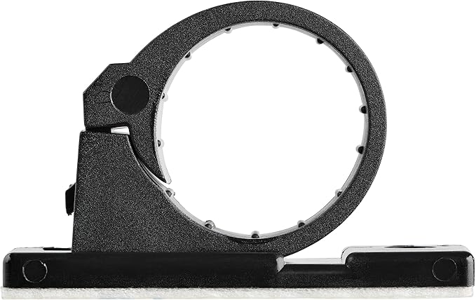 StarTech.com 100 Adhesive Cable Management Clips Black - Network/Ethernet/Office Desk/Computer Cord Organizer - Sticky Cable/Wire Holders - Nylon Self Adhesive Clamp UL/94V-2 Fire Rated, TAA
